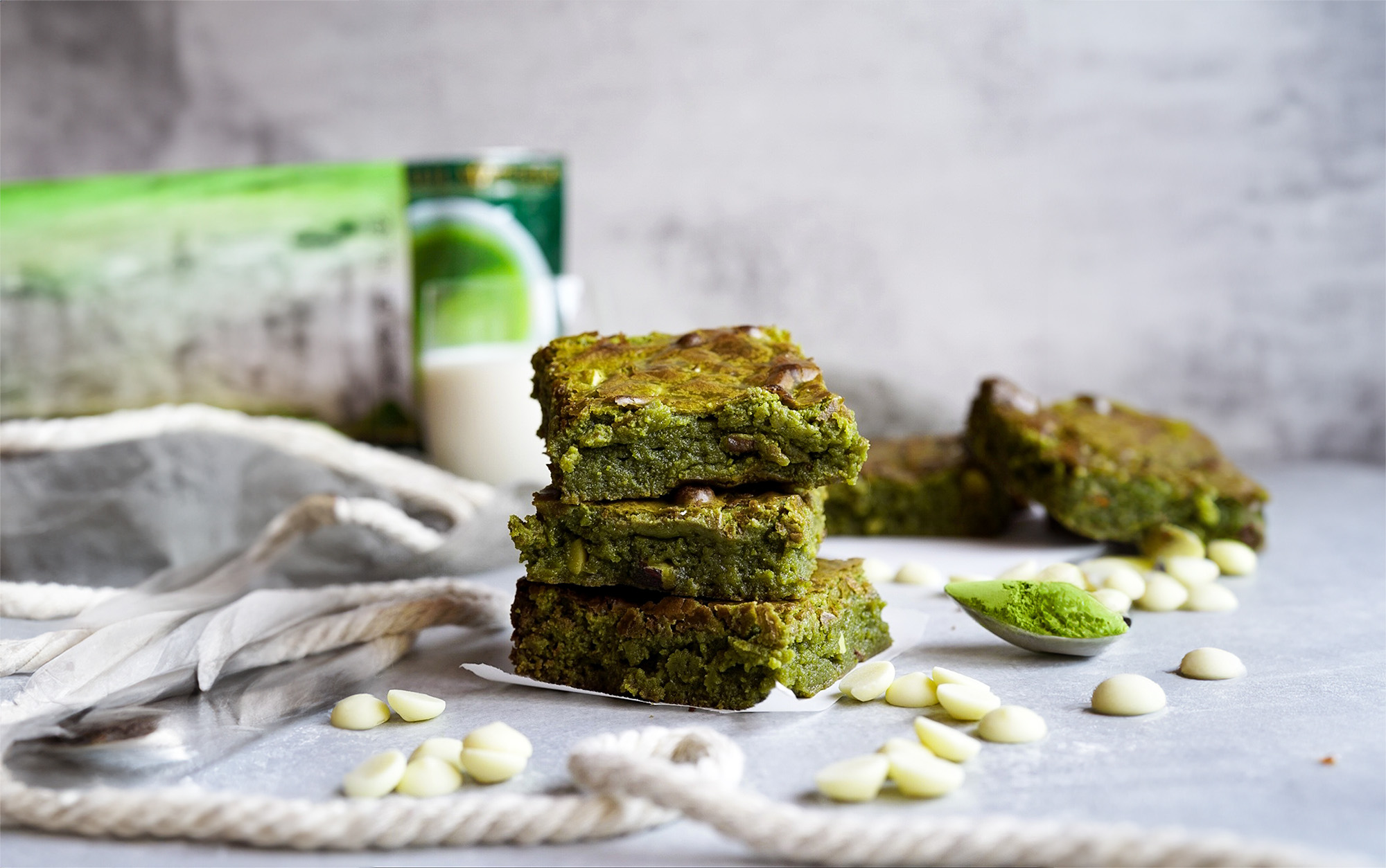 Matcha brownies